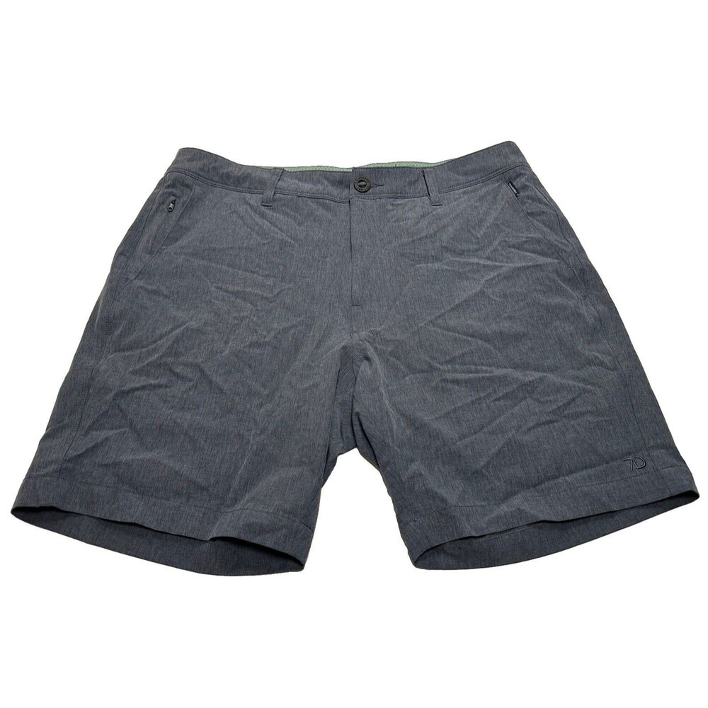 Men's 7 Diamonds Aeroplane Performance Short 7" Size 33 Navy STS7-1167